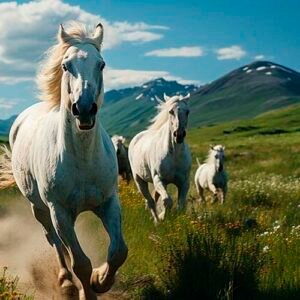 Qué significa soñar con caballos blancos