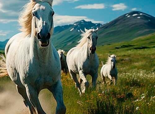 Qué significa soñar con caballos blancos